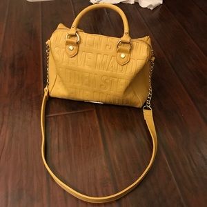 Mustard yellow Steve Madden shoulder bag